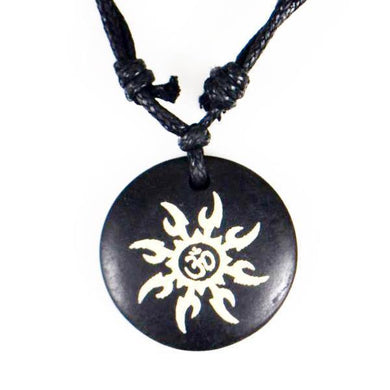 Necklaces Yak Bone Amulet Pendant Necklace