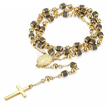 Load image into Gallery viewer, Necklaces Jesus Christ Resurrection Rosary Cross Necklace
