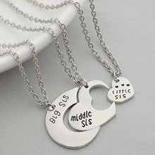 Load image into Gallery viewer, Necklaces Sister Love Pendant Necklaces Set Gold OR Silver Set
