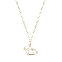 Load image into Gallery viewer, Necklaces Zodiac Star Sign Pendant Long Chain Necklace
