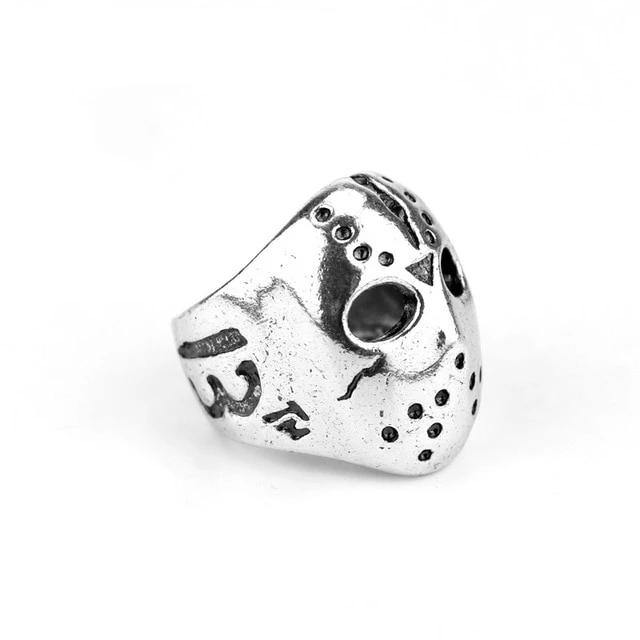 Rings Stainless Steel Friday the 13th Jason Hockey Mask Ring