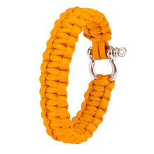 Load image into Gallery viewer, Bracelets Paracord Survival Bracelet With Alloy Bow Shackle
