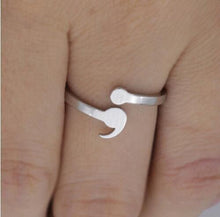 Load image into Gallery viewer, Rings Charming Semi-Colon Depression Awareness Ring
