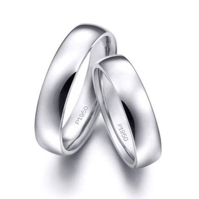 Rings Solid 950 Platinum Band Rings