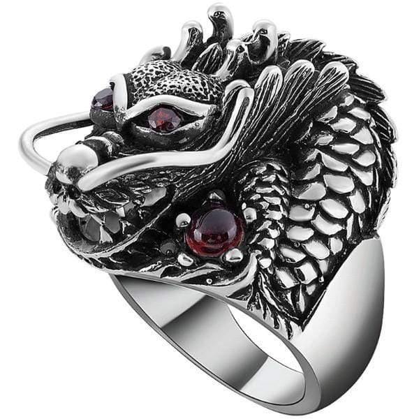 Rings Hydra Splash Dragon Silver Ring