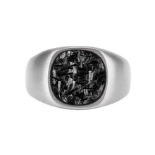 Load image into Gallery viewer, Rings Round Carbon Fiber Stainless Steel Ring
