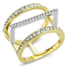 Load image into Gallery viewer, Rings Two-Tone Gold Plated Stainless Ring
