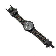 Load image into Gallery viewer, Bracelets Outdoor Multi-Function Survival Watch Bracelet
