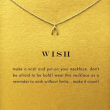 Load image into Gallery viewer, Necklaces Wishbone Pendant Wish Necklace
